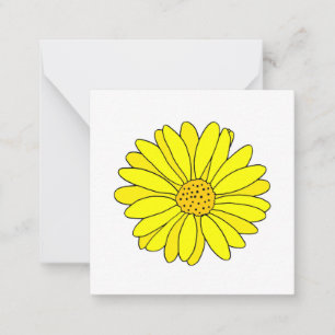 Yellow Daisy Card