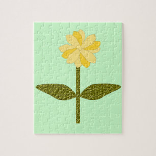Yellow Daisy Flower Puzzle