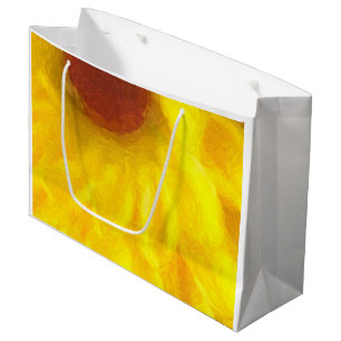 Yellow Daisy Gift Bag - Large
