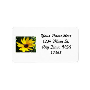 Yellow Daisy Label