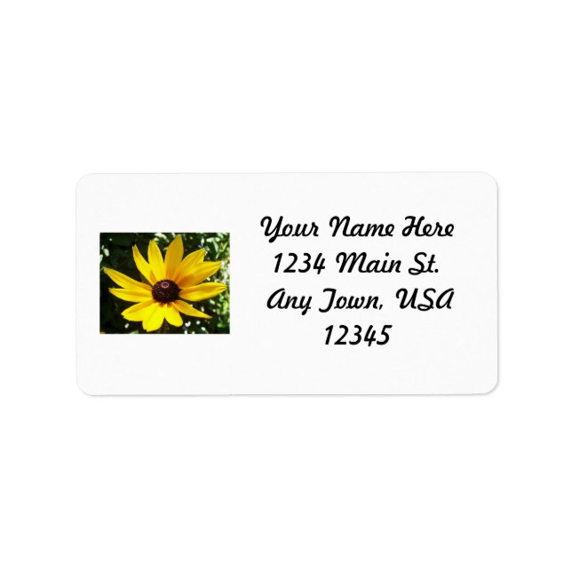 Yellow Daisy Label (Front)