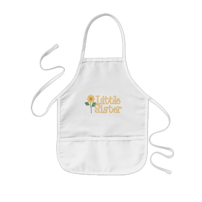 Yellow Daisy Little Sister Apron (Front)