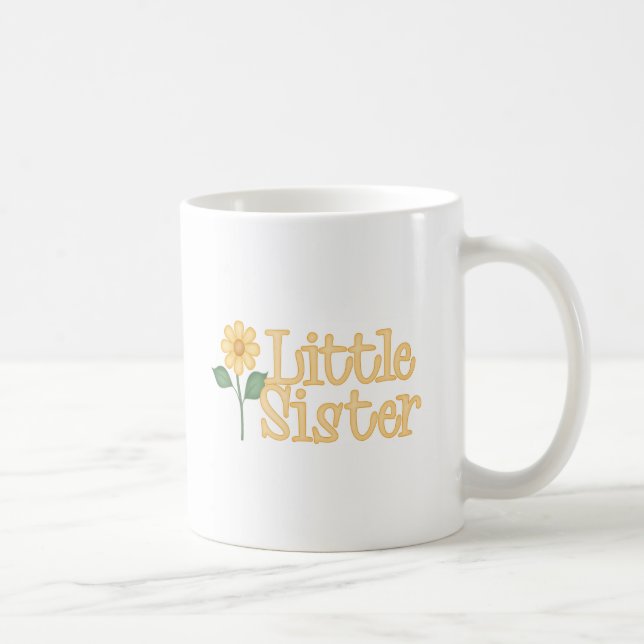 Yellow Daisy Little Sister Coffee Mug (Right)