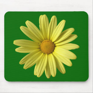 Yellow Daisy Mouse Mat