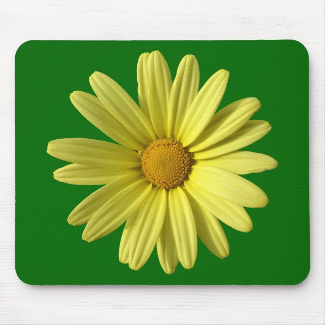 Yellow Daisy Mouse Mat (Front)