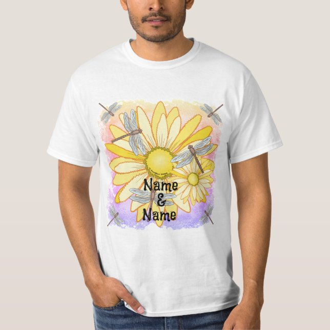 Yellow Daisy  T-Shirt (Front)