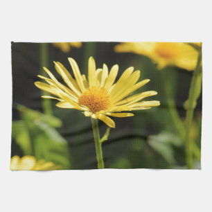 Yellow Daisy Tea Towel
