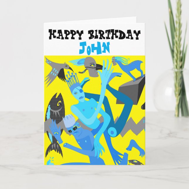 Yellow dance card (Front)