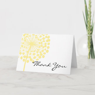 Yellow Dandelion Customisable Card
