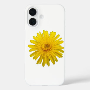 Yellow Dandelion – Cutout Photo White iPhone Case