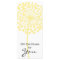 Yellow Dandelion Flower Gift Certificate Design 3