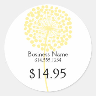 Yellow Dandelion Product Stickers