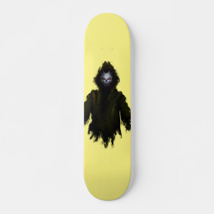 Yellow Dark Monster Creature Gothic Horror Edgy Skateboard