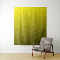 Yellow dark ombre gradient geometric mesh pattern