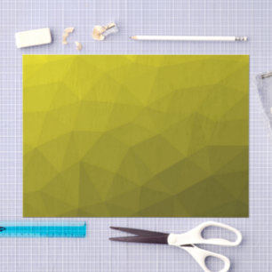 Yellow dark ombre gradient geometric mesh pattern tissue paper