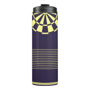 yellow dart thermal tumbler