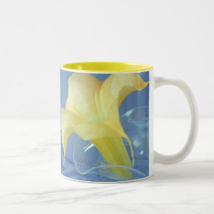 Yellow Datura Flower Photo Art Coffee Mugs