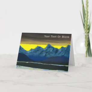 Yellow Dawn North Card