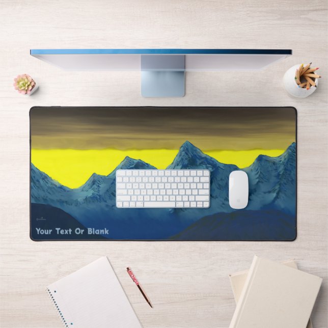 Yellow Dawn North Desk Mat (Office 1)