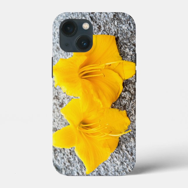 yellow daylily flowers in full bloom  Case-Mate iPhone case (Back)