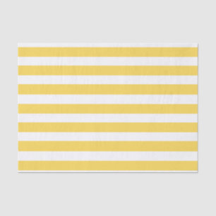 Yellow Deckchair Stripes Tissue Paper
