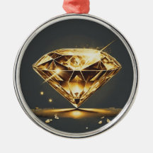 Yellow Diamond and Black Background