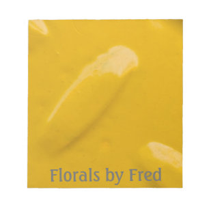 Yellow Diamondplate Notepad