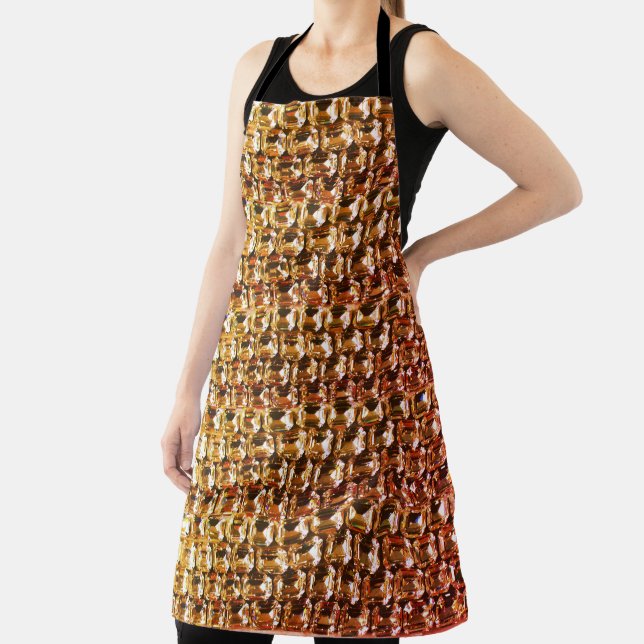 Yellow diamonds,  orange diamonds , gemstone   apron (Insitu)