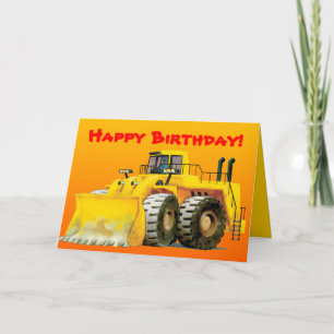 Yellow Digger Custom Card