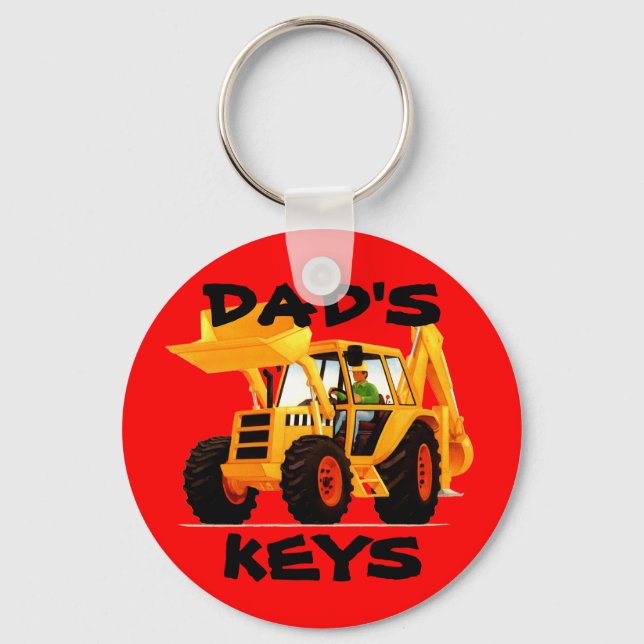 Yellow Digger Key Ring (Front)