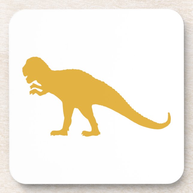 Yellow Dinosaur Coaster (Front)
