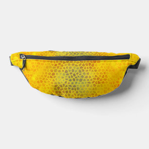 Yellow Dinosaur Hide Bum Bags