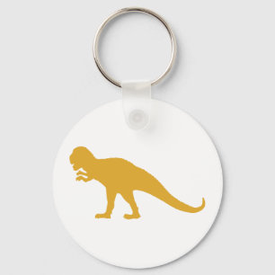 Yellow Dinosaur Key Ring