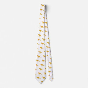 Yellow Dinosaur pattern Tie