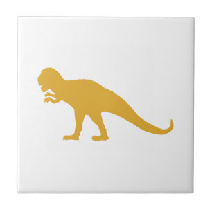 Yellow Dinosaur Tile