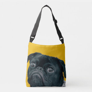 yellow dog crossbody bag