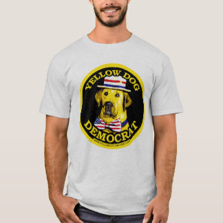Yellow Dog Democrat Black  Shirt