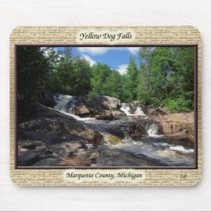 Yellow Dog Falls mousepad