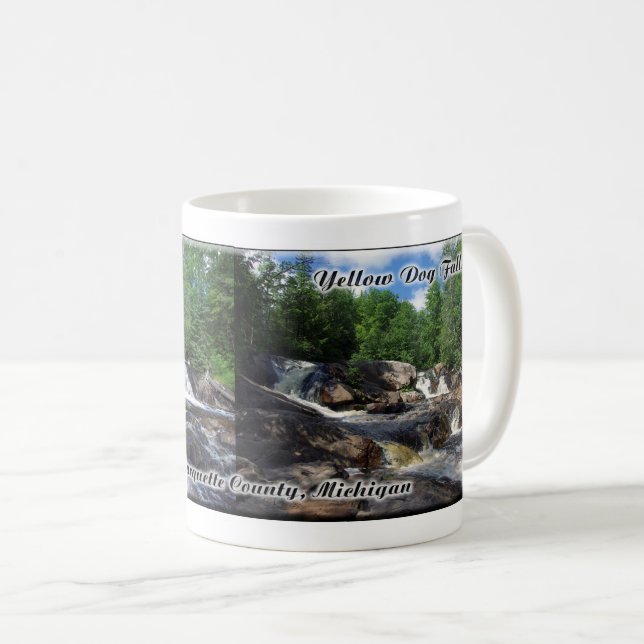 Yellow Dog Falls mug (Front Right)