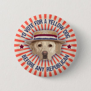 Yellow Dog II 6 Cm Round Badge