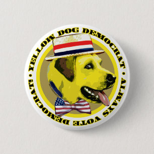 Yellow Dog Logo Button 