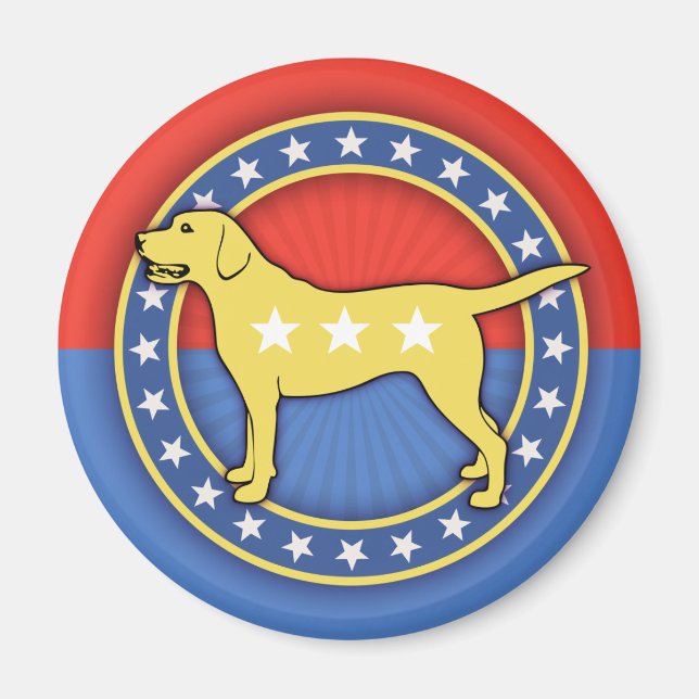 Yellow Dog Magnet (Front)