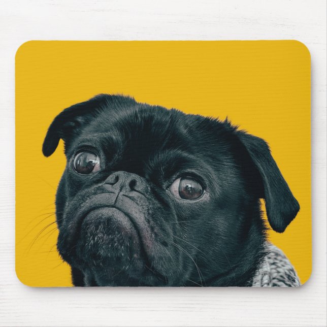 yellow dog mouse mat (Front)
