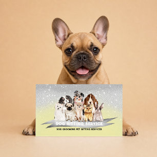 Yellow Dog Treat Bakery Homemade Pet Snacks Business Card