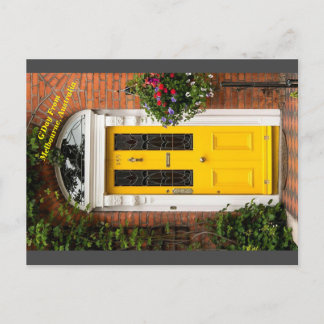 Yellow Door Postcard