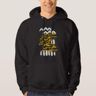 Yellow Dots Abstract Painting Symbol Hoodie