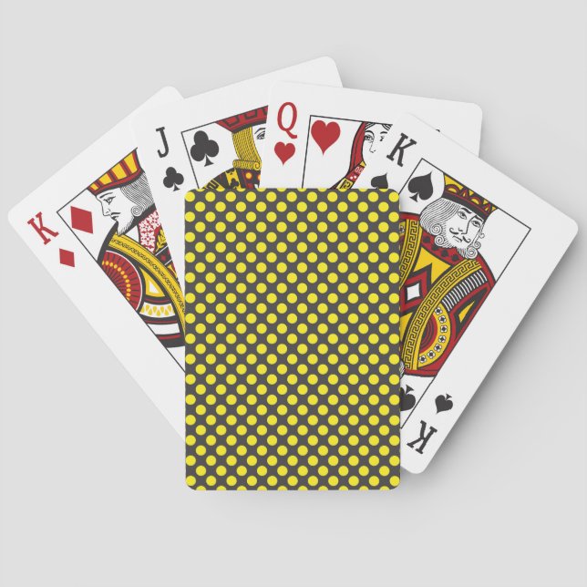 yellow dots playing cards (Back)