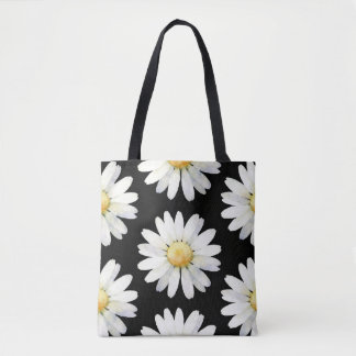 Yellow Dotted Daisy's Tote Bag