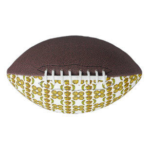 Yellow Dotted Pattern American Football