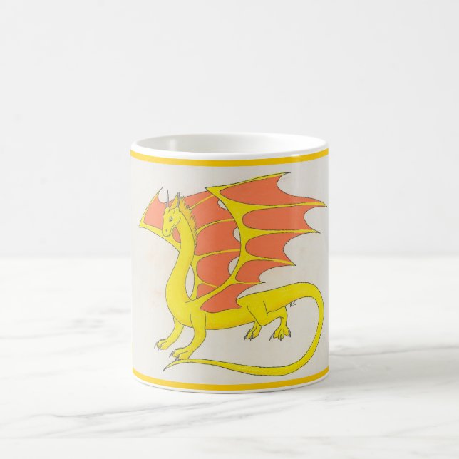 Yellow Dragon Mug (Center)